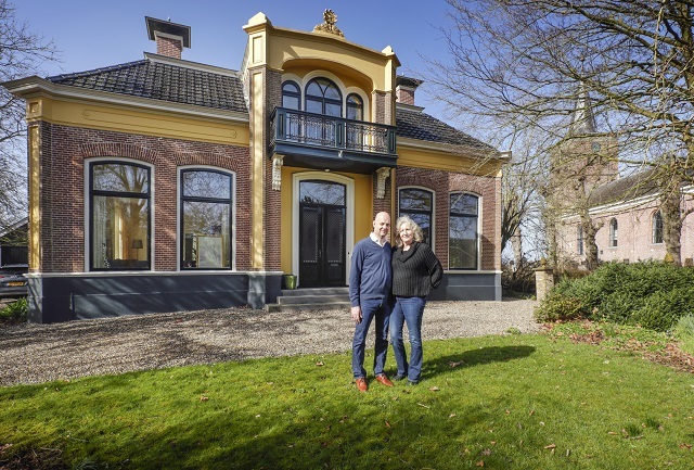 Een grote vrijstaande pastorie, maar toch warm te stoken