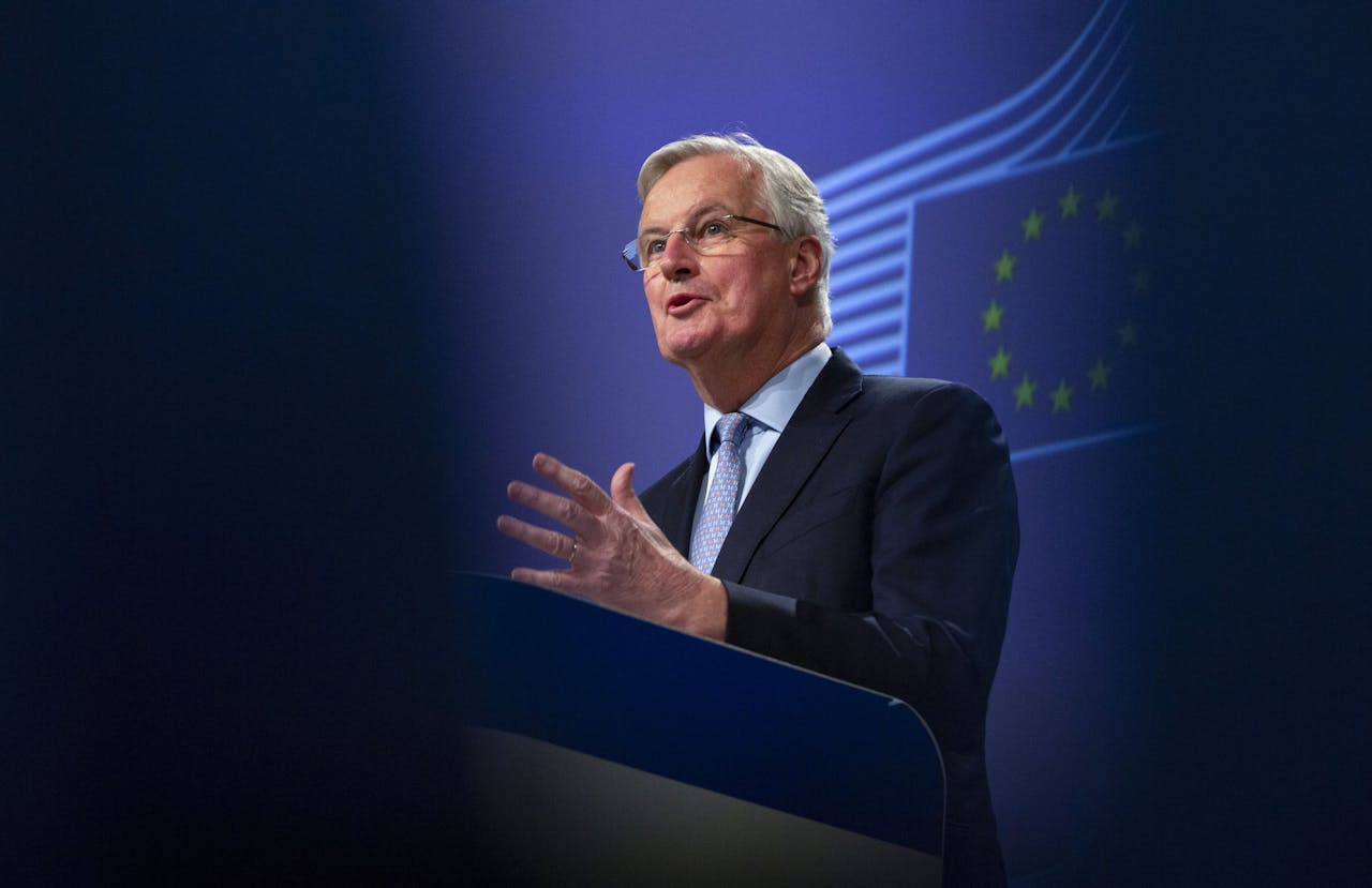 Volgens EU-onderhandelaar Michel Barnier wordt een deal met de Britten 'moeilijk, maar mogelijk'.