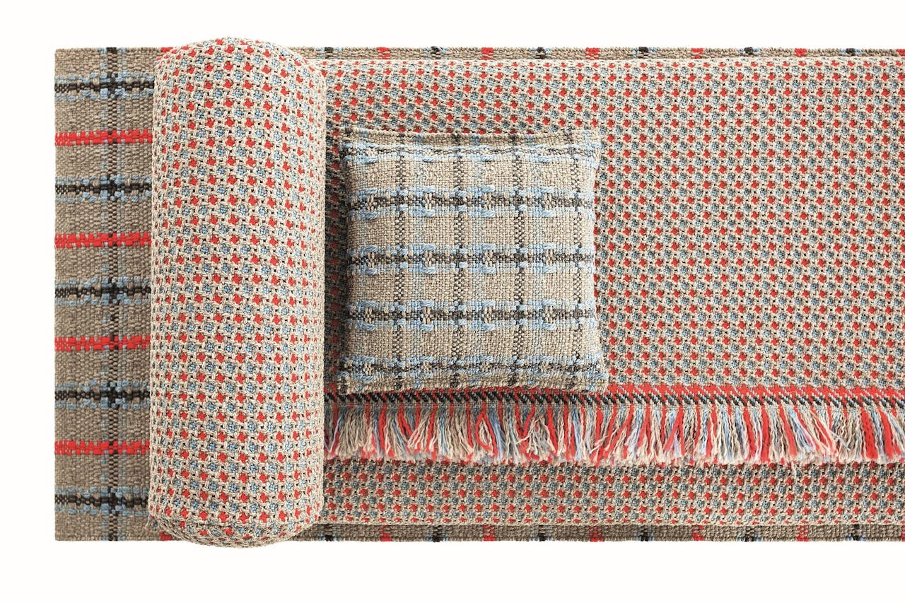 Bolkussen, matras en tapijt.