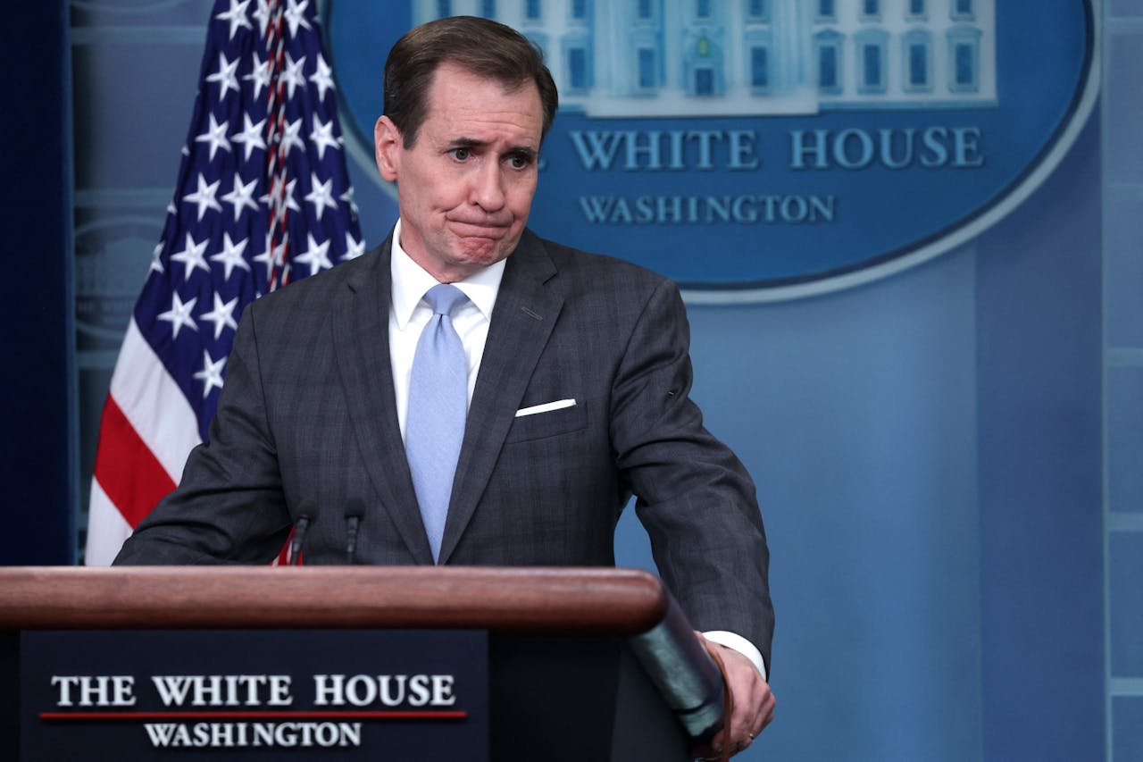 Woordvoerder John Kirby maakte het neerschieten bekend tijdens een persconferentie vrijdag.