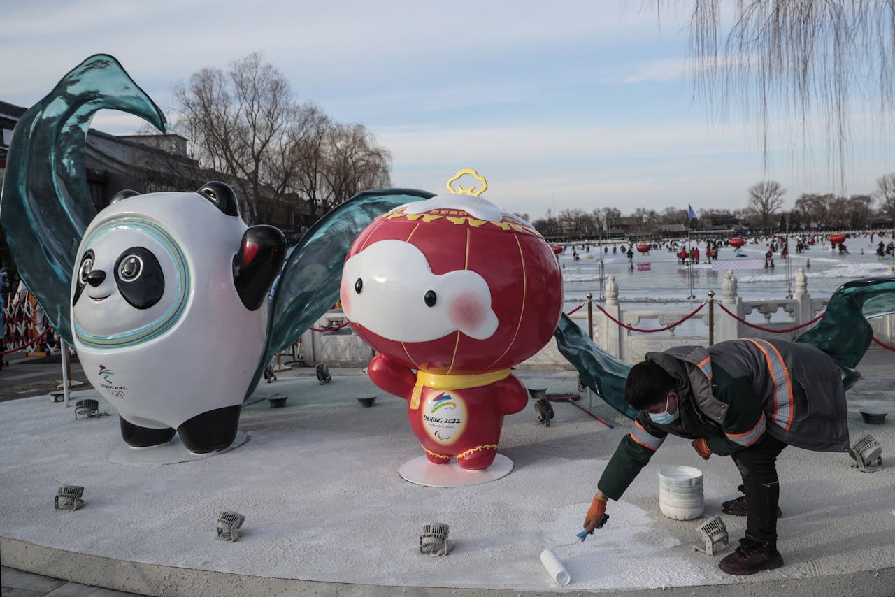 Voorbereidingen voor de Olympische Winterspelen in Peking