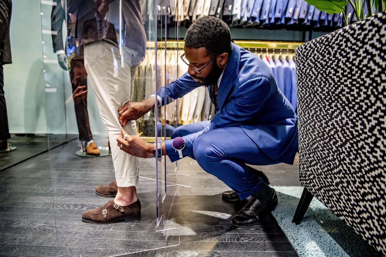 Tijdens de pandemie moest Suitsupply zijn filialen coronaproof maken.