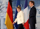 Merkel en Macron maken zich sterk voor Europees noodpakket, hun 'topprioriteit'