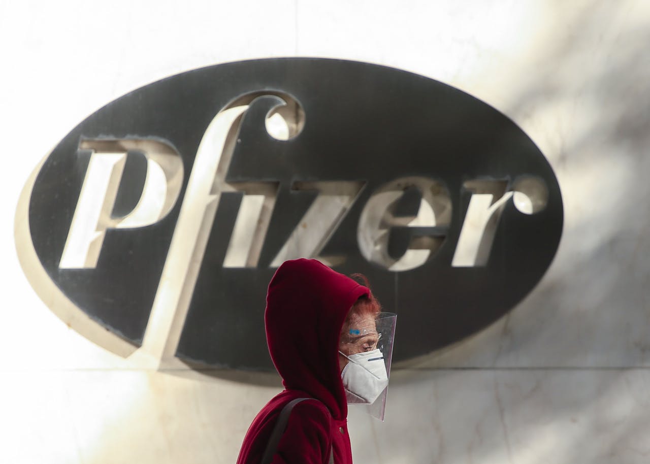 Het Pfizer-hoofdkantoor in New York.