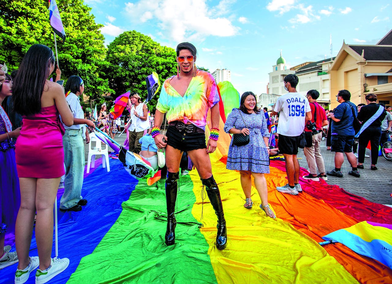 Een Pride-festival in de Thaise stad Chiang Mai.