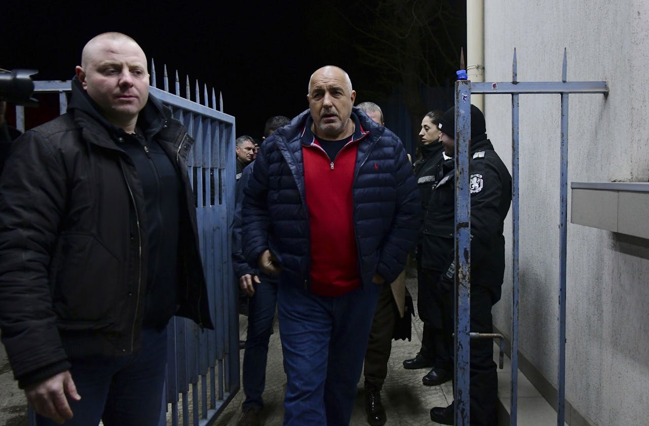 De vrijlating van Boyko Borissov (m), afgelopen vrijdag.
