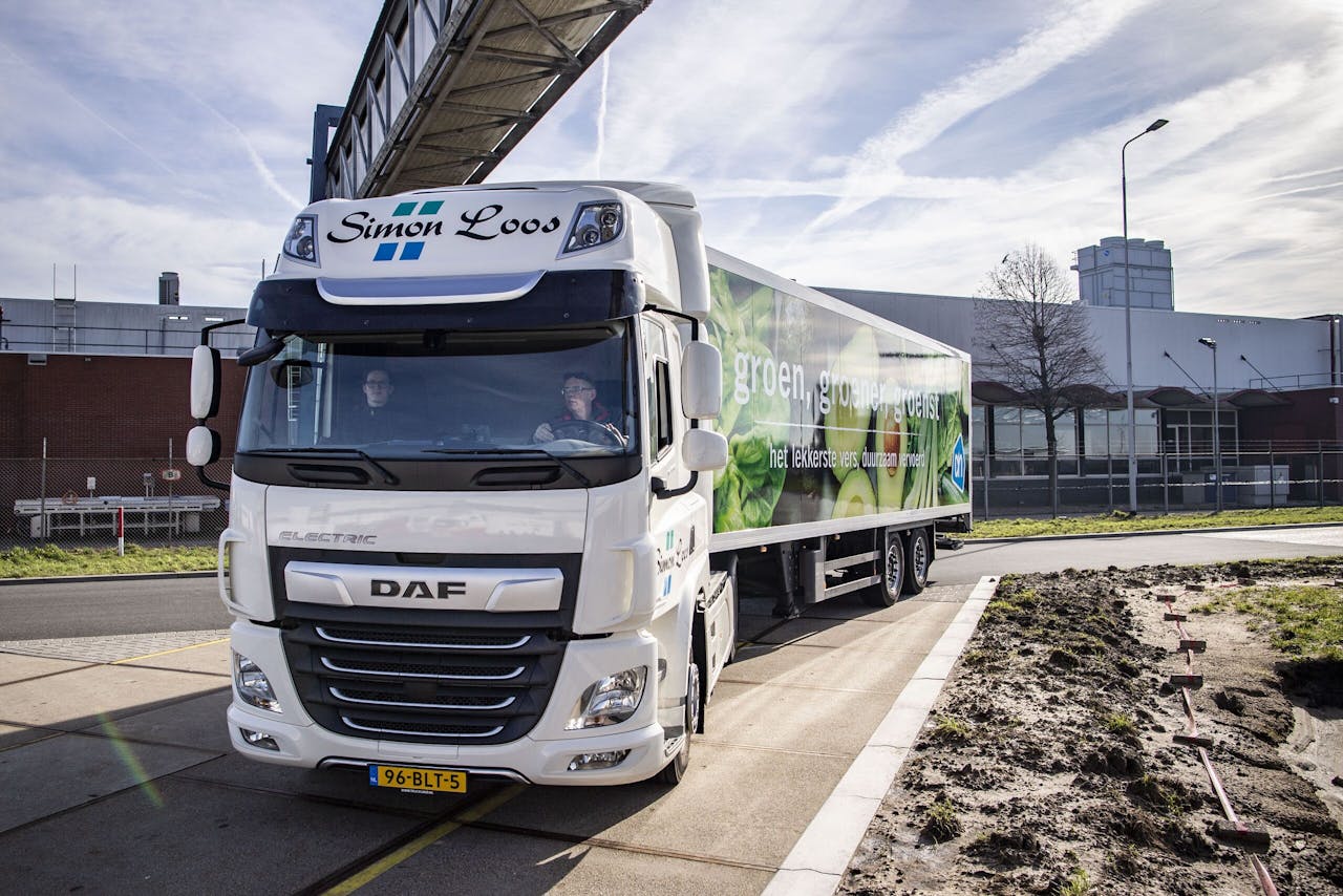 Een vrachtwagen van DAF. Moederbedrijf Paccar haalde dinsdag £250 mln op met een obligatie.