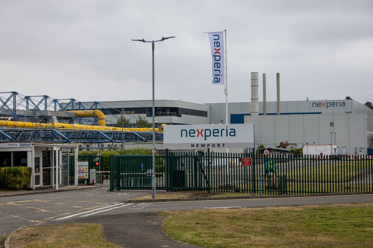 De fabriek van Nexperia in Newport, in het zuiden van Wales.