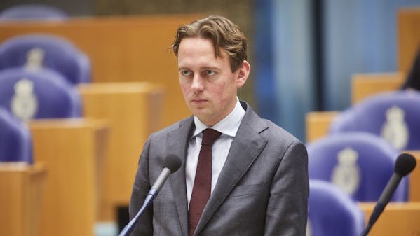 Nederland Den Haag Henk Nijboer pvda vragenuurtje in de tweede kamer 23-1-2018 foto Jaco Klamer