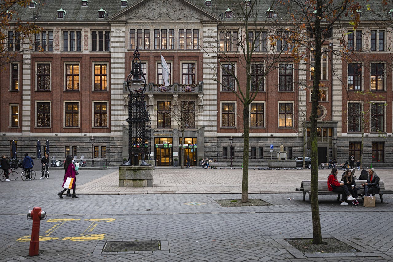 De Amsterdamse beurs op Beursplein 5 in Amsterdam.