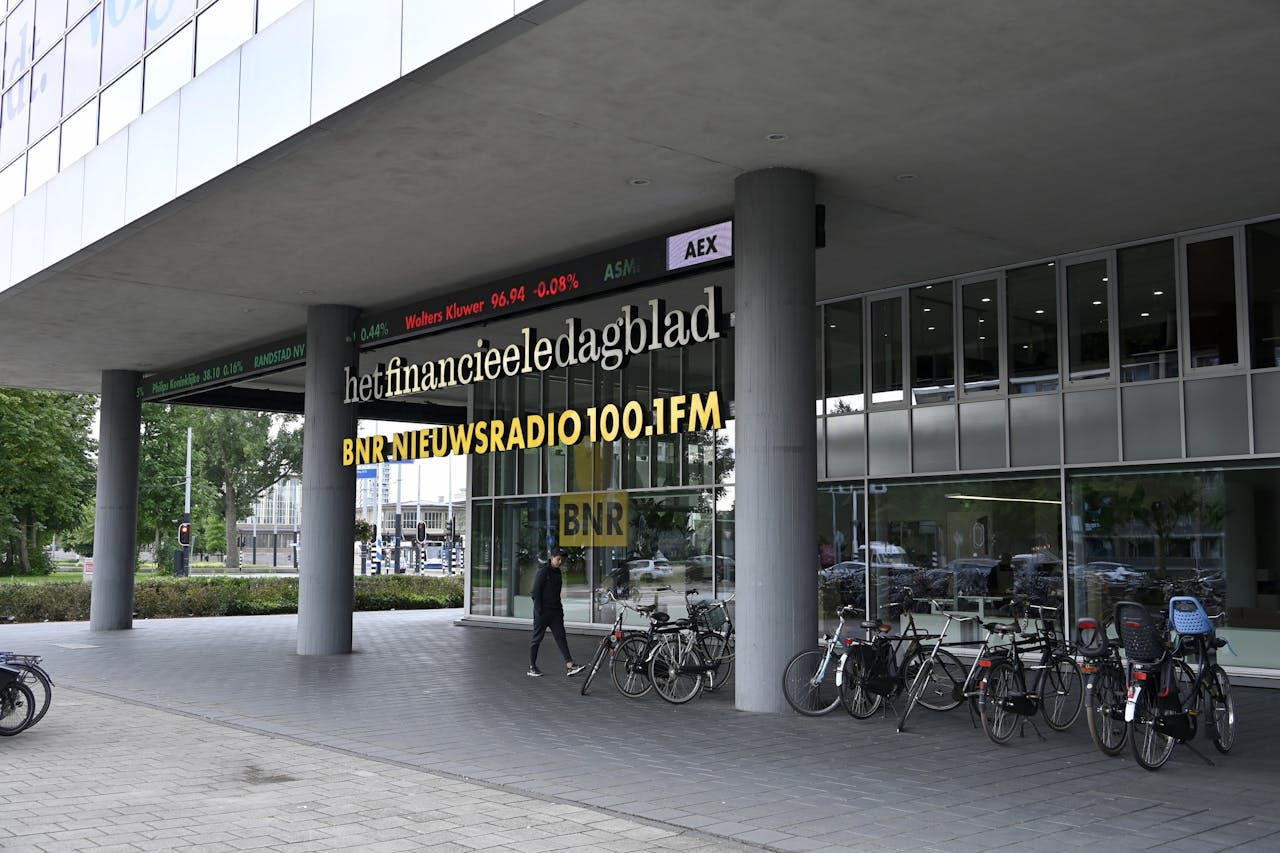 Gebouw van de FD Mediagroep in Amsterdam.